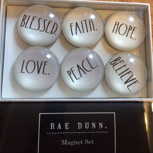 Rae Dunn Other - Rae Dunn “BLESSED” Magnet Set